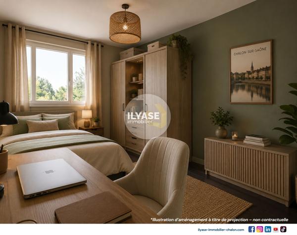 Appartement T4 | 3 CH | Cave | Parking privatif en sous-sol