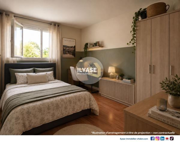Appartement T4 | 3 CH | Cave | Parking privatif en sous-sol