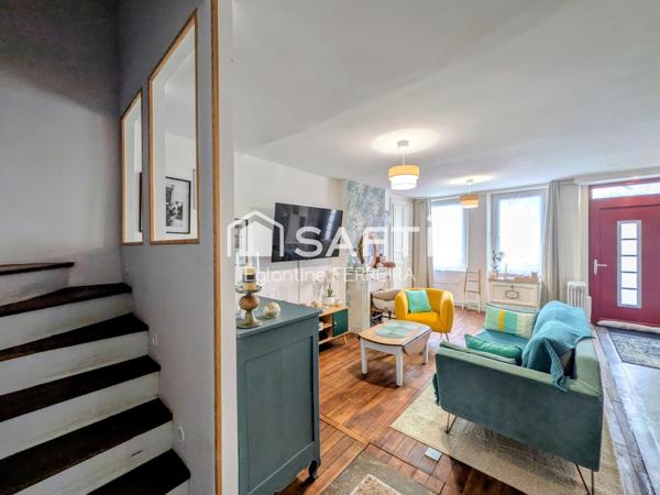 ISSOUDUN, CENTRE-VILLE, MAISON 110m² AVEC COUR ET GARAGE