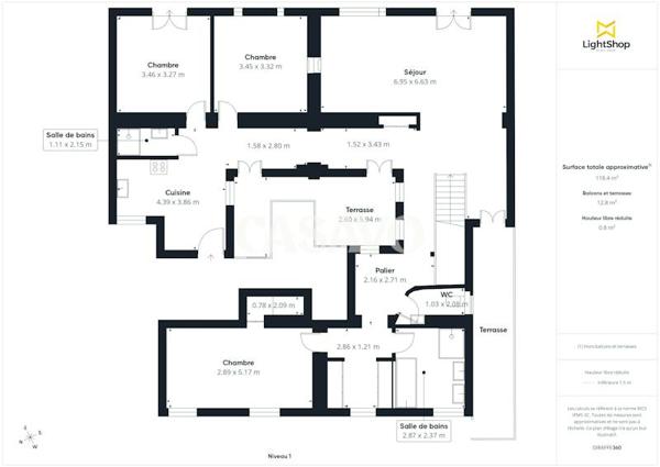 Vente Appartement 6 pièces de 135m² - 75015 Paris