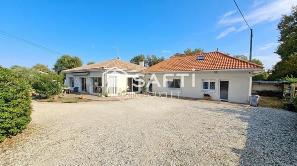 T8 au calme, plain pied, piscine, garage de 90m²
