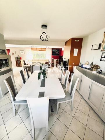 semi plain pied 5 chambres, garage et jardin