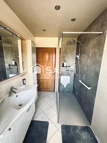 semi plain pied 5 chambres, garage et jardin