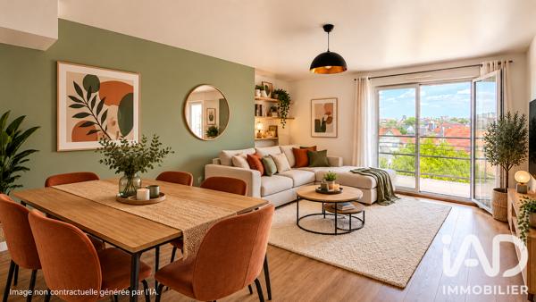 Appartement à vendre 4 pièces 77 m² Colombes