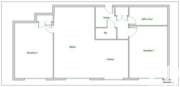 Appartement à vendre 3 pièces 48 m² Issy-les-Moulineaux