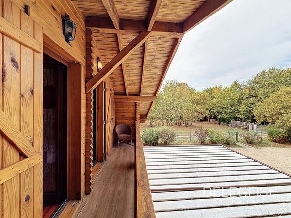 Ref. 1711 : Maison en bois au calme absolu, à proximité du lac de Biscarrosse