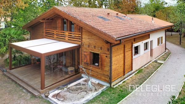 Ref. 1711 : Maison en bois au calme absolu, à proximité du lac de Biscarrosse