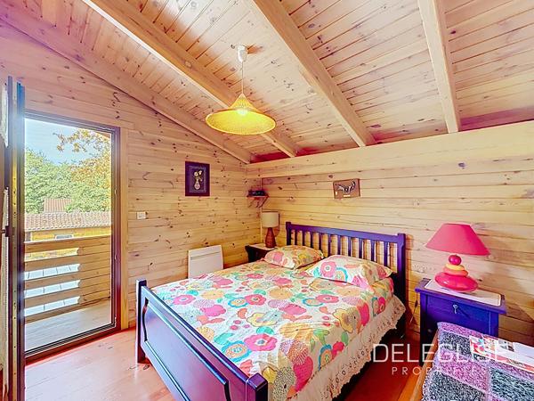 Ref. 1711 : Maison en bois au calme absolu, à proximité du lac de Biscarrosse