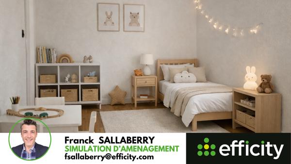 Appartement 3 pièces - 50 m² Exclusivité efficity