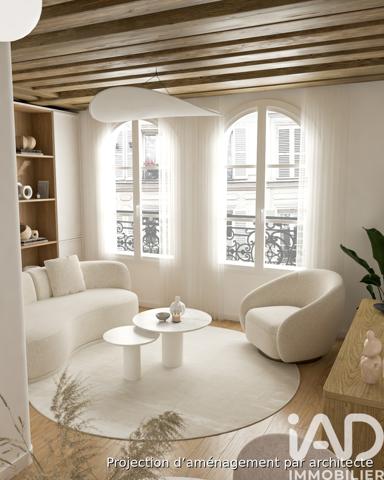 Studio à vendre 50 m² Paris 1