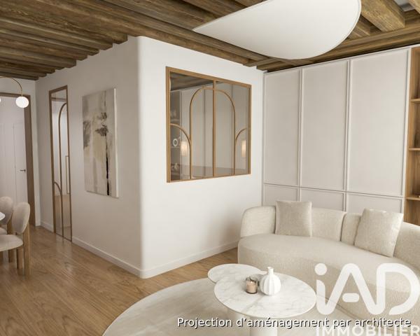 Studio à vendre 50 m² Paris 1