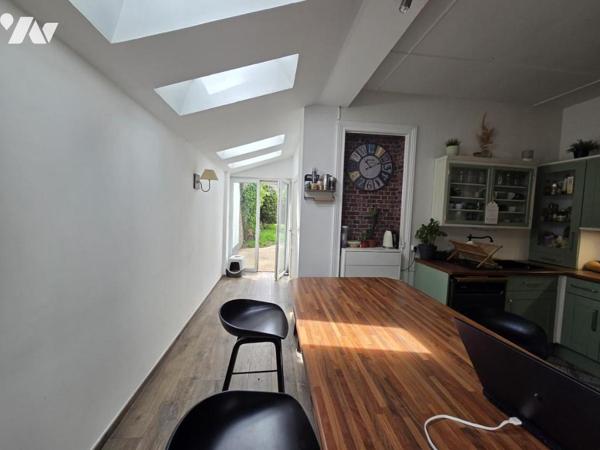 LYS LES LANNOY CENTRE - MAISON DE VILLE DE 144 M2 AVEC JARDIN SUD OUEST - 