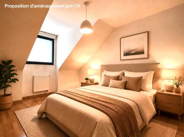 Appartement F2 lumineux avec balcon sans vis à vis - dernier étage avec ascenseur - résidence de 2008