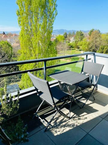Appartement F2 lumineux avec balcon sans vis à vis - dernier étage avec ascenseur - résidence de 2008