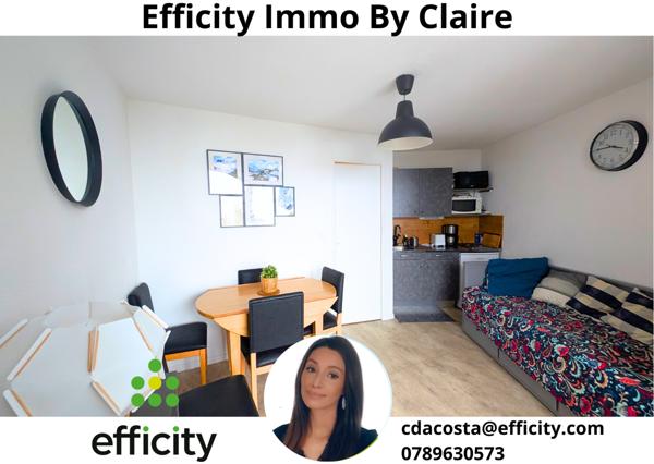 Appartement 3 pièces - 28 m² Exclusivité efficity