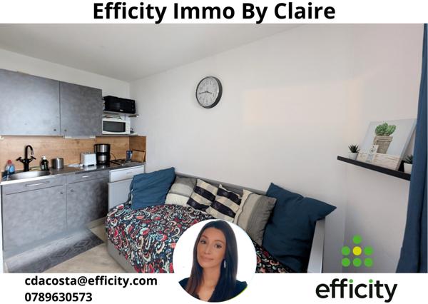 Appartement 3 pièces - 28 m² Exclusivité efficity