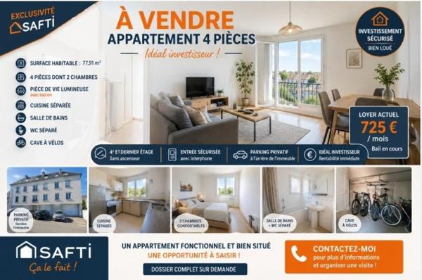 Opportunité investisseurs – Revenus locatifs immédiats !