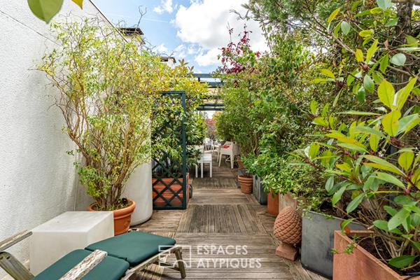 Une villa sur le toit entre ciel et canopée versaillaise