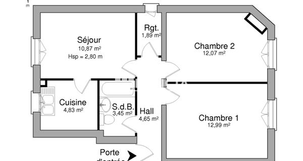 Location Appartement 3 pièces 50.75 m² - La Garenne-colombes 92250