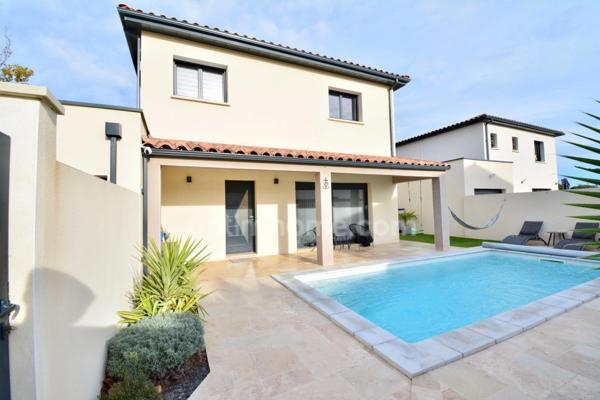 PIGNAN (34) - A vendre, Villa contemporaine avec piscine