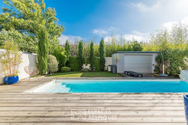 L’harmonie contemporaine au coeur de Caudéran avec piscine et garage