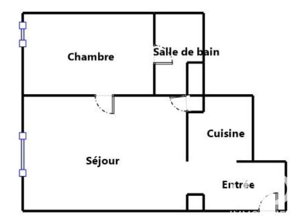 Appartement à vendre 2 pièces 35 m² Corbeil-Essonnes