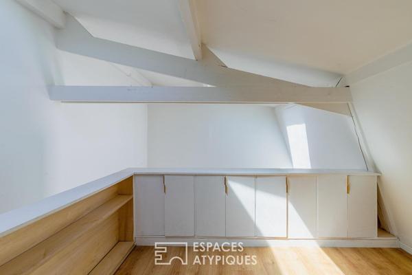 Studio avec mezzanine en dernier étage