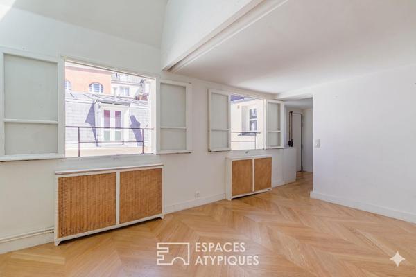 Studio avec mezzanine en dernier étage