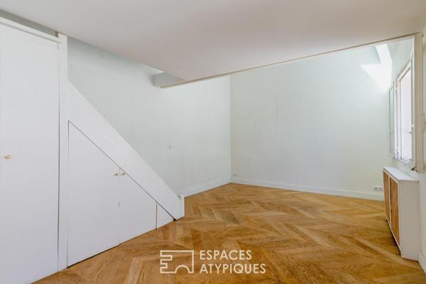 Studio avec mezzanine en dernier étage