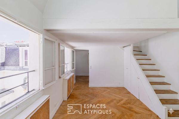 Studio avec mezzanine en dernier étage