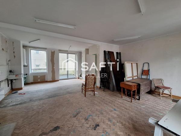 Local commercial et duplex dans le centre de Guéret