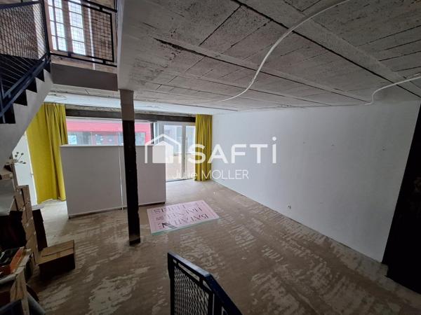 Local commercial et duplex dans le centre de Guéret