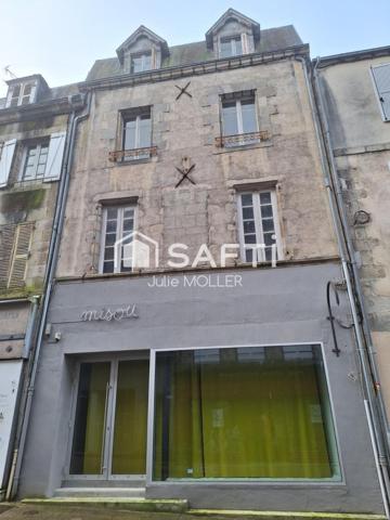 Local commercial et duplex dans le centre de Guéret