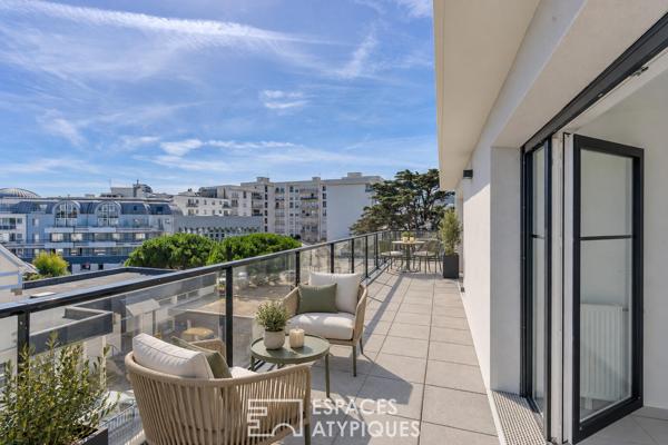 Appartement vue mer avec 1 chambre à Pornichet à proximité immédiate du marché