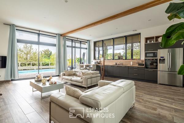 Villa contemporaine aux accents de villégiature