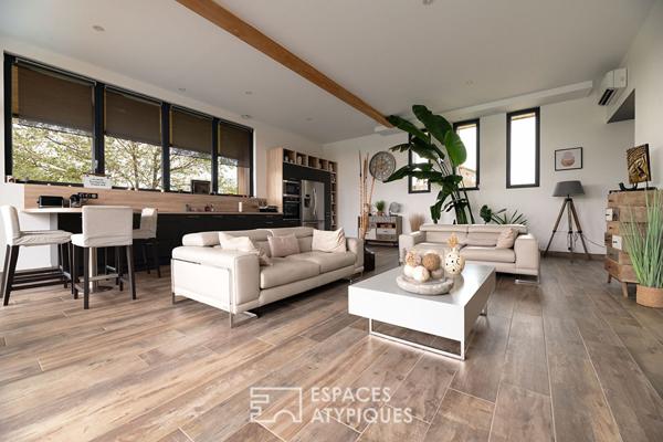 Villa contemporaine aux accents de villégiature