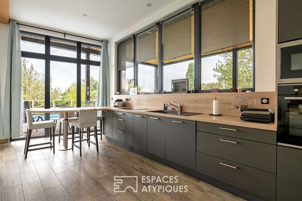 Villa contemporaine aux accents de villégiature