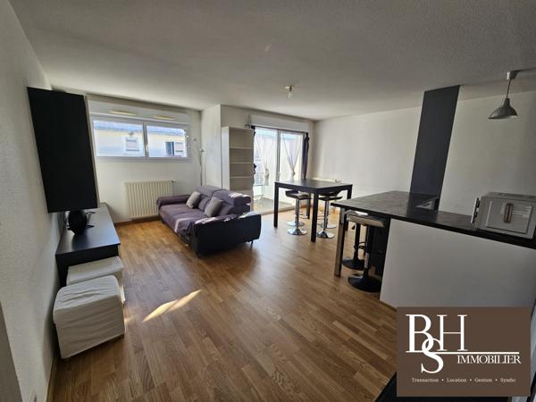 Poitiers EST, appartement de type 2 d'environ 44 m² avec parking et terrasse