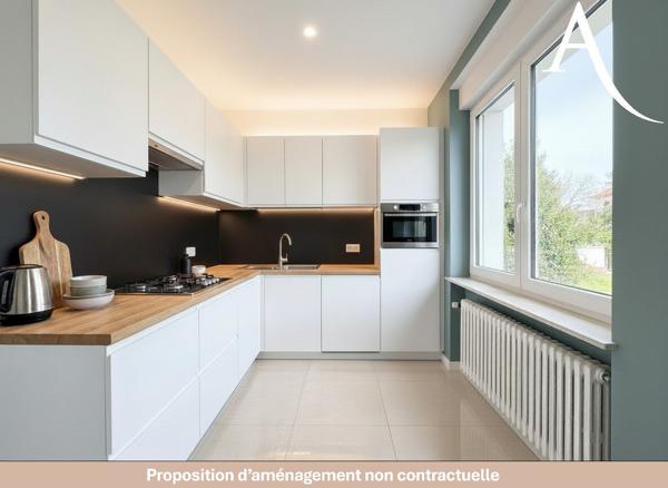 Maison T5 avec jardin et garage - à fort potentiel à Guentrange - à visiter rapidement