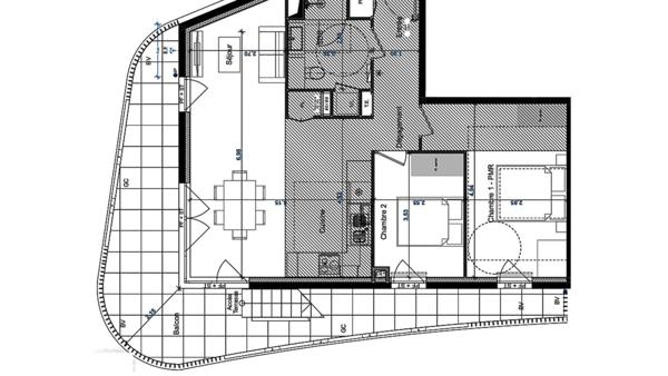 Appartement à vendre 3 pièces 69 m² Antibes