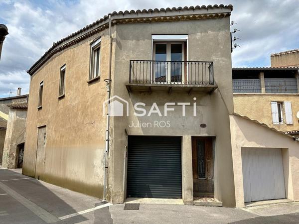 Maison de village type loft - 125 m² habitables + garage 125m2, terrasse, mezzanine et suite parentale – Coursan