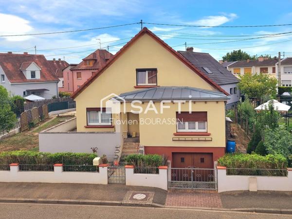Eckbolsheim – Maison individuelle 4/5 pièces – Jardin