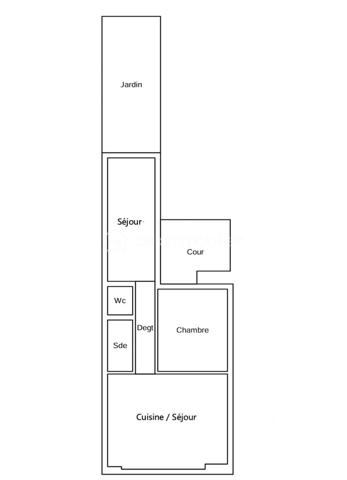 Appartement de 38,30 m²