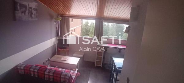 Appartement de 17m² au 5e et dernier étage avec ascenseur et casiers à ski