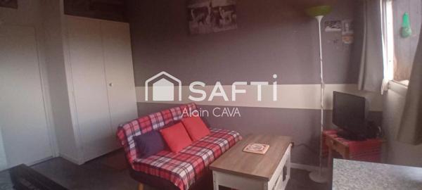 Appartement de 17m² au 5e et dernier étage avec ascenseur et casiers à ski