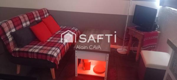 Appartement de 17m² au 5e et dernier étage avec ascenseur et casiers à ski