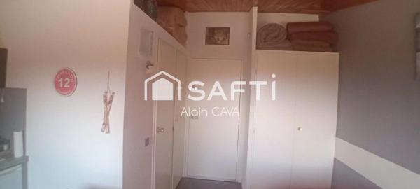 Appartement de 17m² au 5e et dernier étage avec ascenseur et casiers à ski