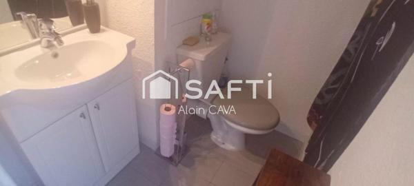 Appartement de 17m² au 5e et dernier étage avec ascenseur et casiers à ski
