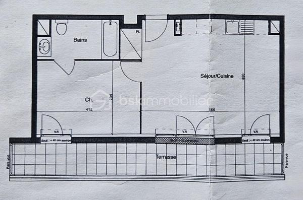 Appartement de 44 m²