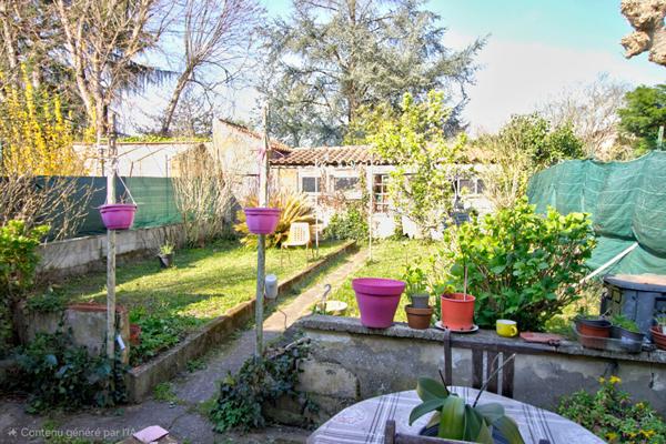 LE PASSAGE - Maison de ville de 110m² habitables avec 3 chambres, jardin